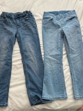 Cat & Jack Girls'  Pair of Two Blue Denim Jeans Set